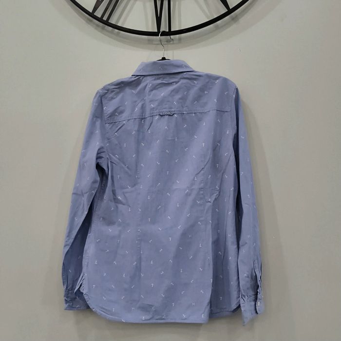 Chemise tommy Hilfiger taille 10 ans avec ancres et lettre H - photo numéro 7