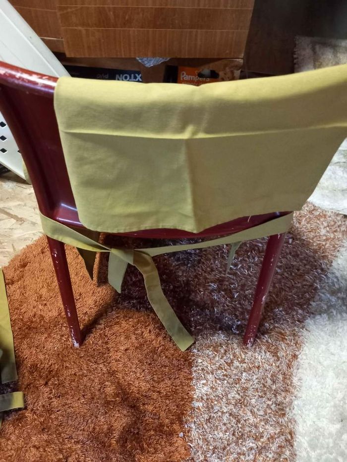 4 Dessus de chaises vert - photo numéro 4