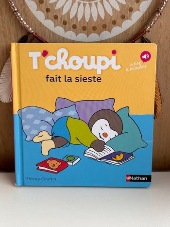 Livre tchoupi fait la sieste 