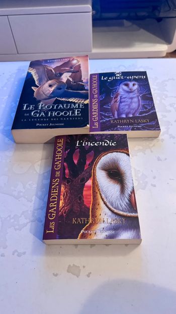 Lot 3 livres Les Gardiens de Ga’Hoole – Kathryn Lasky – Tomes 1 à 3 + 5 & 6 – Pocket Jeunesse