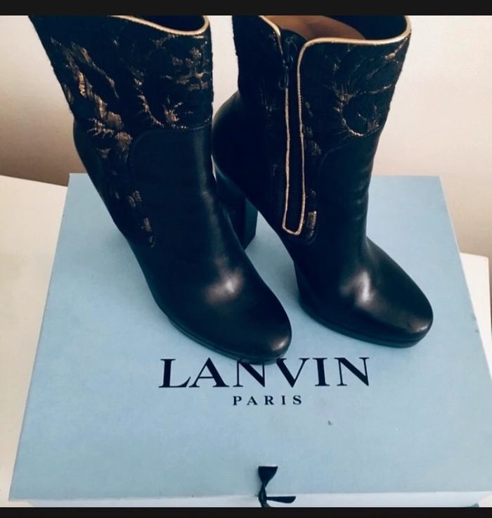 Bottines compensées Lanvin