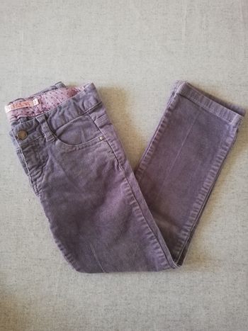 Pantalon velours droit