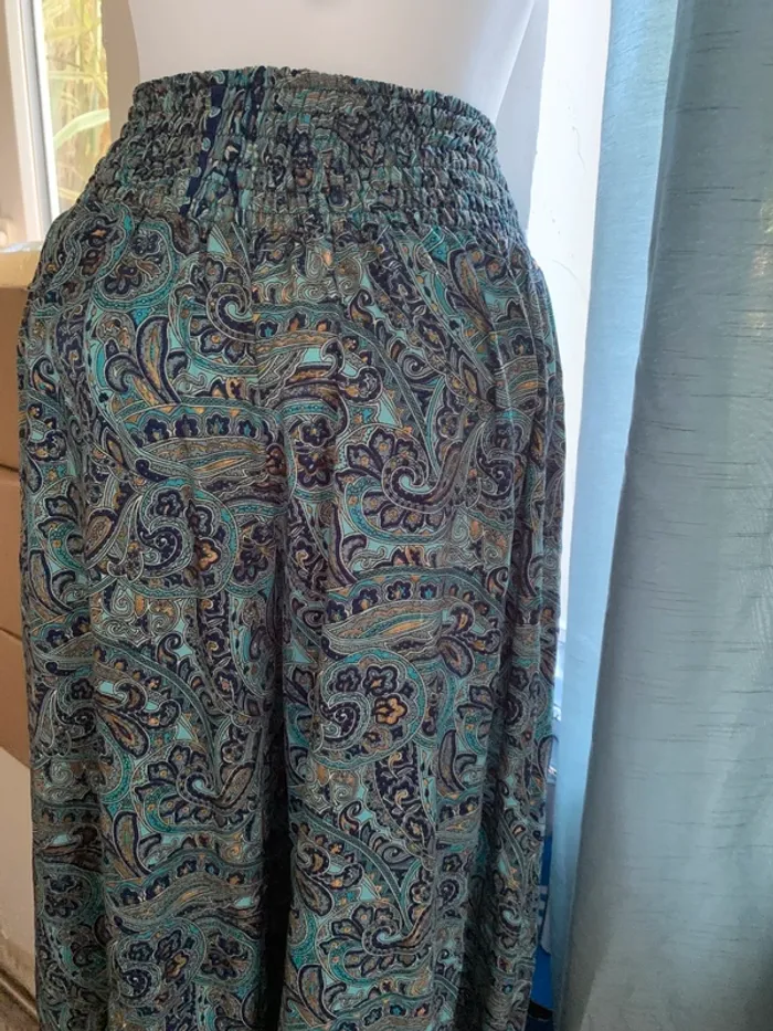 Pantalon fluide jambes extra large taille 36 taille élastique - photo numéro 7