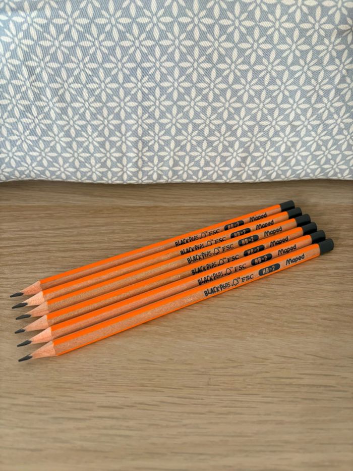 Pack de 6 Crayons à Papier HB "Black Pep's"