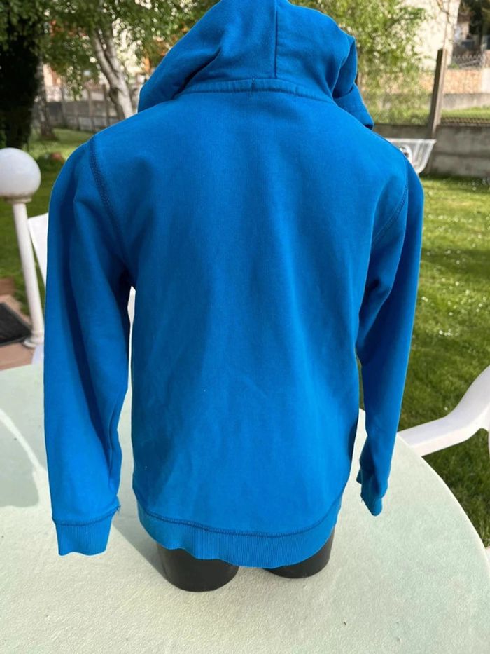 Gilet zippé bleu DPAM Taille 6 ans - photo numéro 2