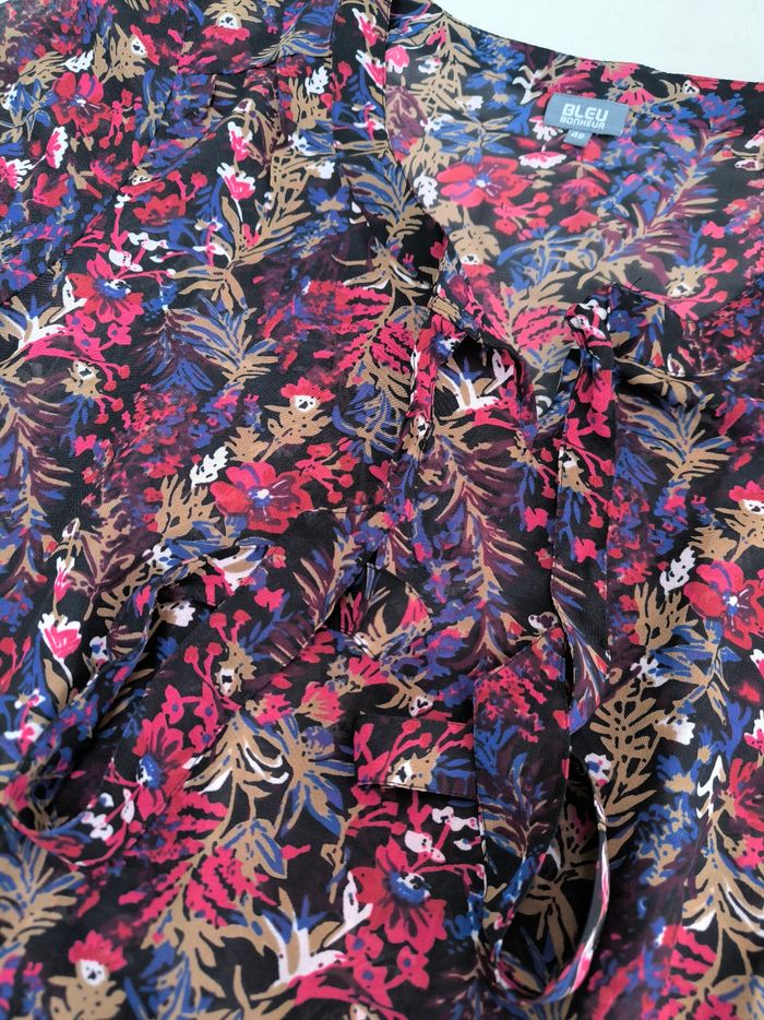 Blouse Bleu Bonheur 48 - photo numéro 4