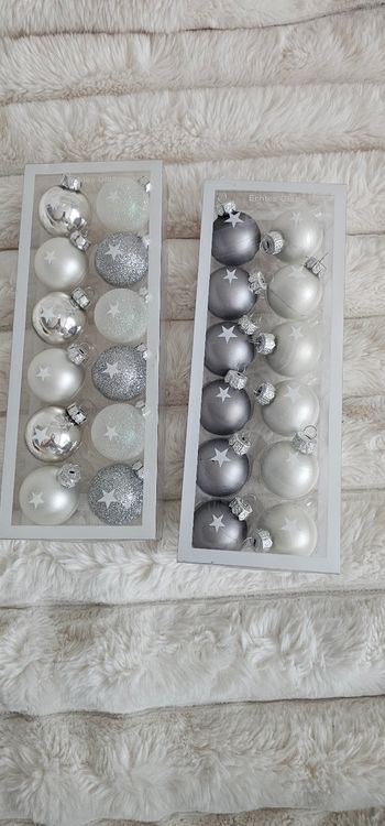 Lot de 24 boules en verre de Noël 🎄Neufs
