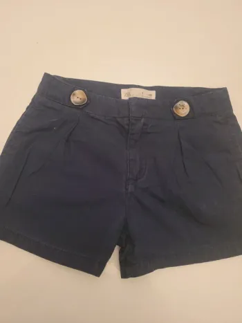 Short Zara bleu taille 7 ans