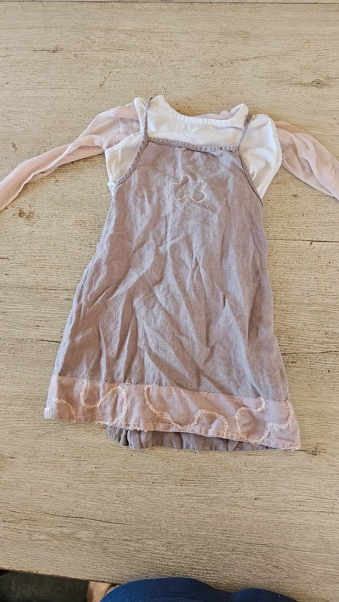 Adorable ensemble 3 pièces pour fille, Folieke, 4 ans, nickel - photo numéro 5