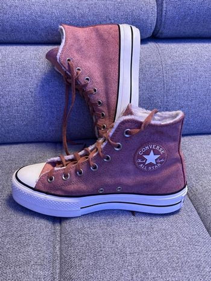 Converse hivernal / cuir suédé / 39 / très bon état - photo numéro 4