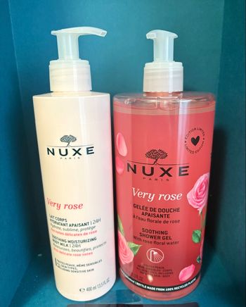 Duo Nuxe "Very Rose" - Lait Corps & Gelée de Douche