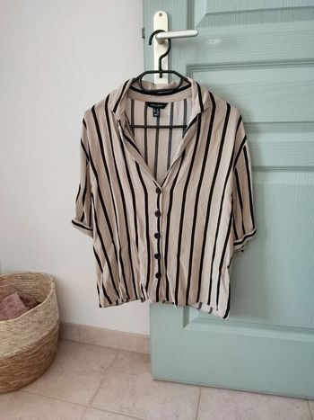 Blouse/chemise rayée
