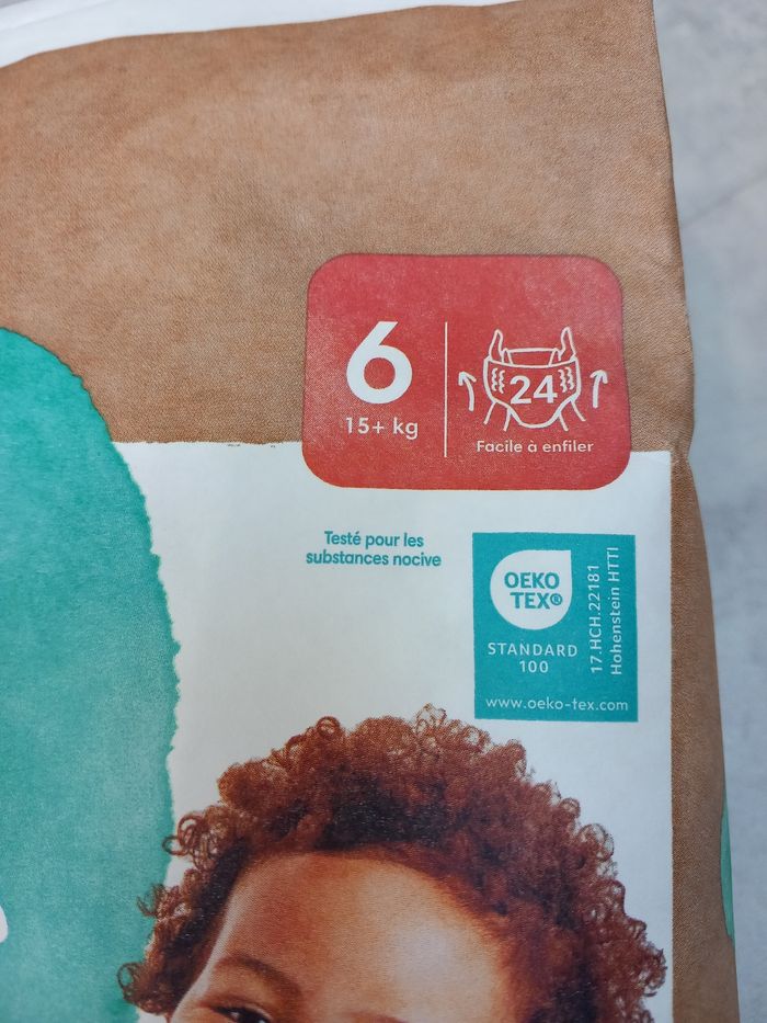 Couches culottes Pampers Harmonie taille 6 - photo numéro 3