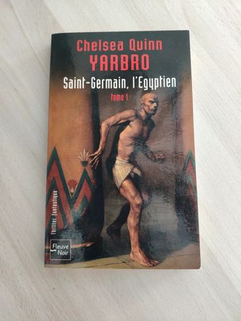 Livre Saint Germain l'égyptien tome 1 Yarbro thriller fantastique