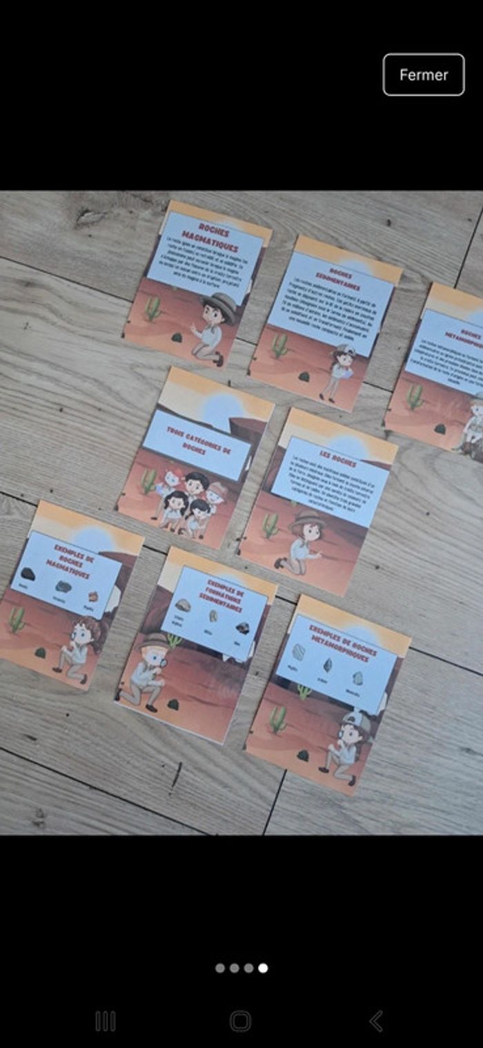 Cartes explicatives des différentes types de roches. Geologie - photo numéro 4