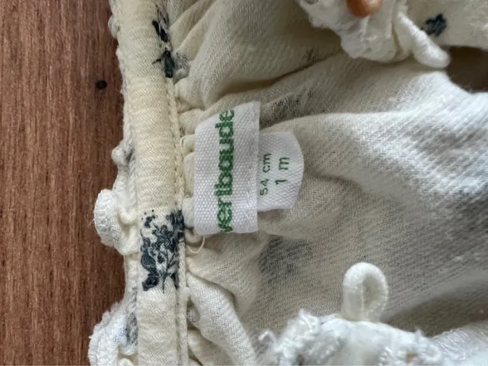Blouse fleuri bébé 1 mois - photo numéro 2
