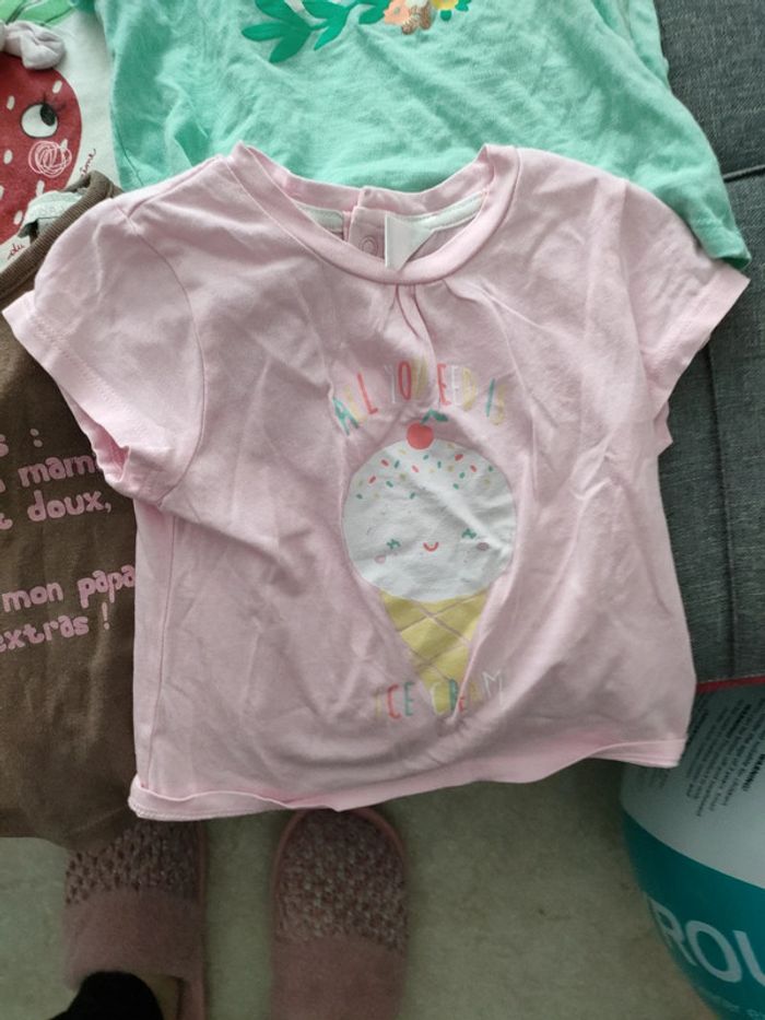 Lot tee-shirts 18 mois - photo numéro 4