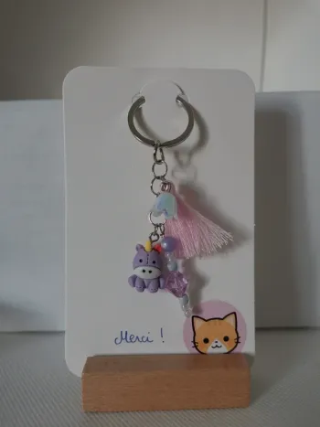 Porte clé "Moo et ses protecteurs féériques"