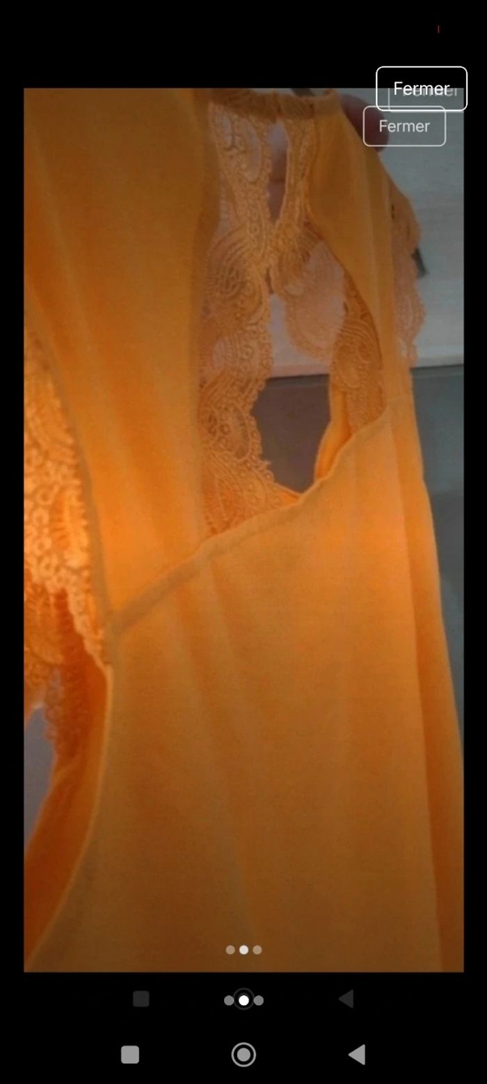 T-shirt ou débardeur neuf Gémo couleur jaune - photo numéro 2