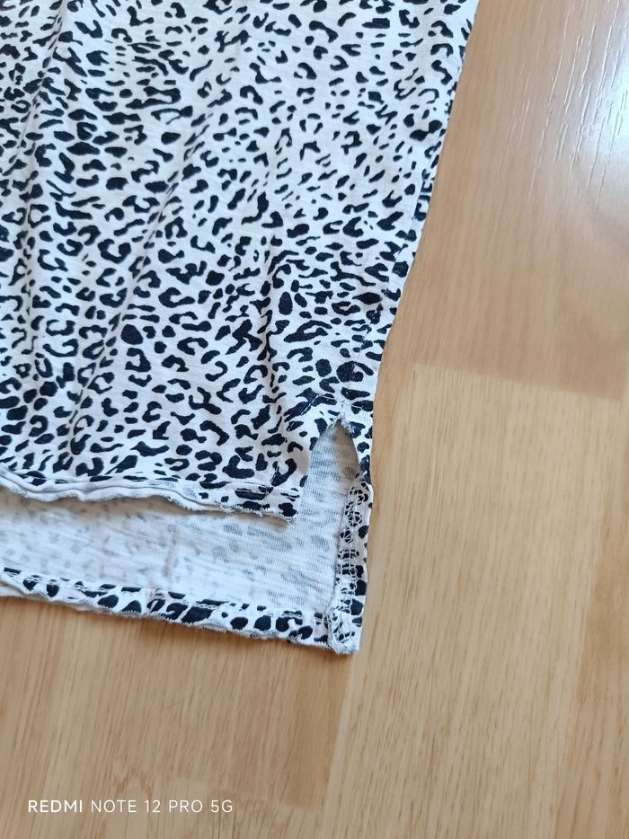 Haut noir - blanc Mango en T.L - photo numéro 9