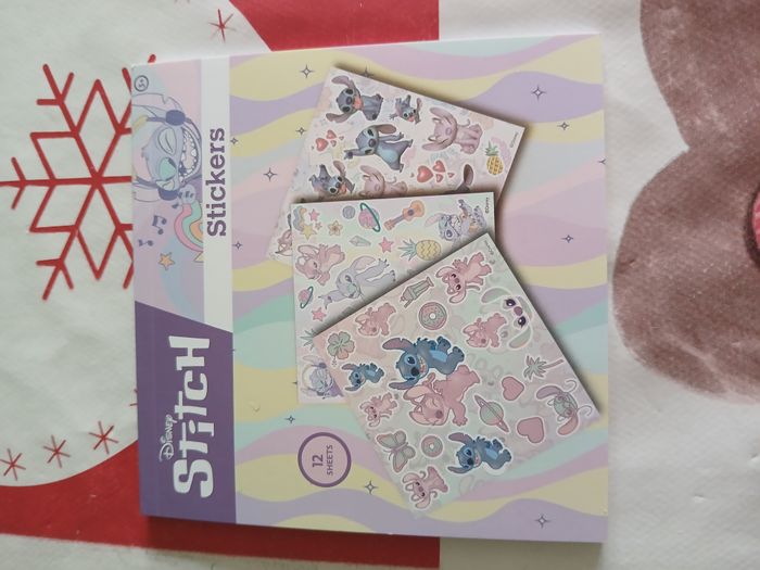 Petit bloc de stickers stitch et cie Neuf sans étiquette·Disney