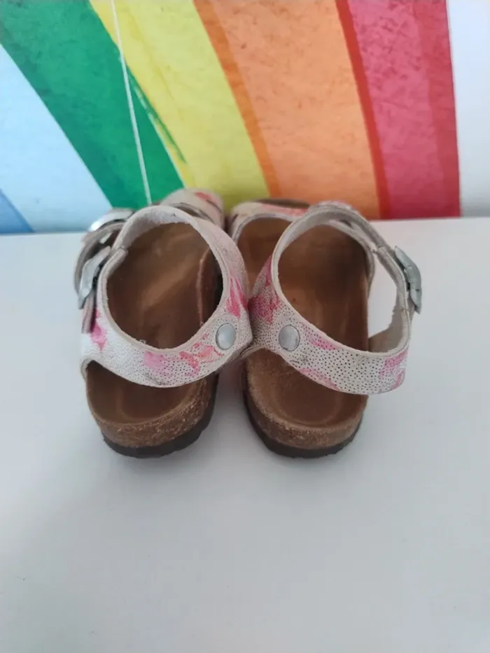 Sandales fille en cuir - photo numéro 3