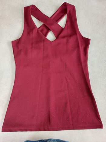 Débardeur pailleté taille S