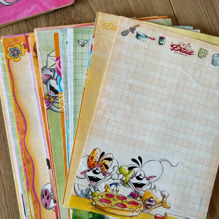 Classeur gros lot feuilles diddl vintage rare - photo numéro 12