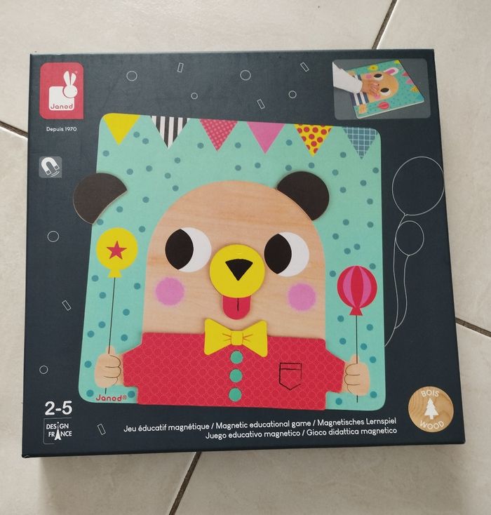 Jeu éducatif magnétique Janod