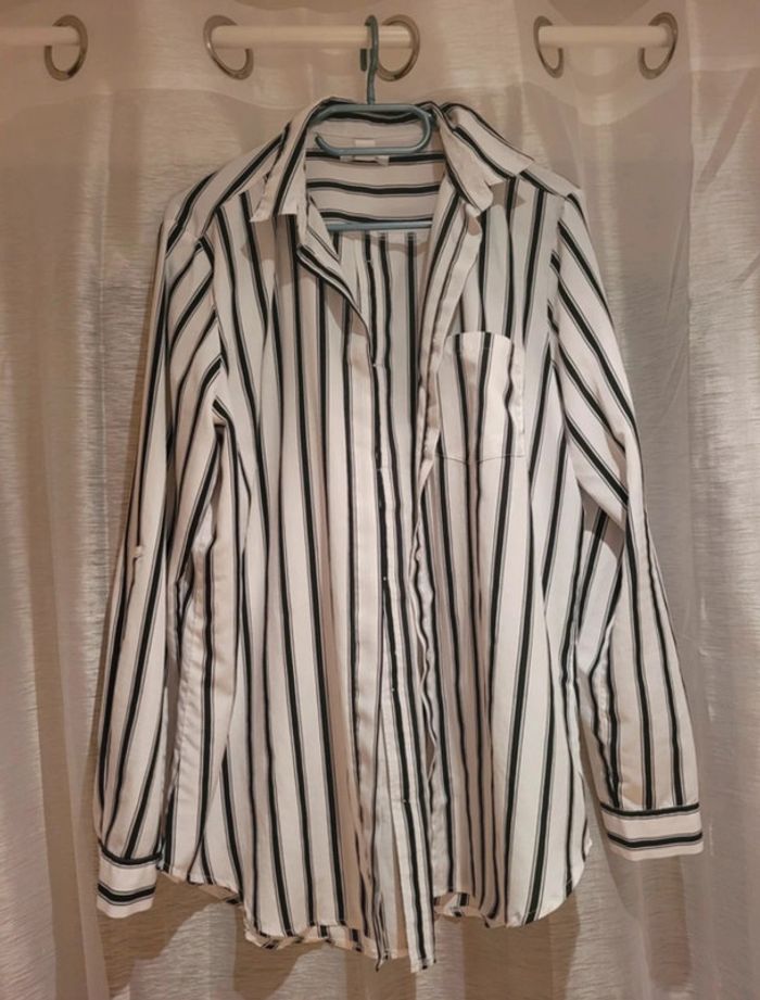 Chemise oversize à rayures