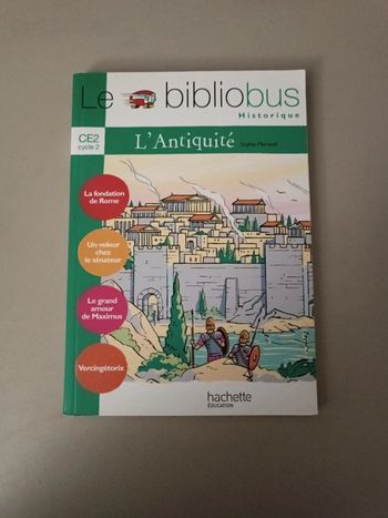Le bibliobus historique l'Antiquité CE2 cycle 2