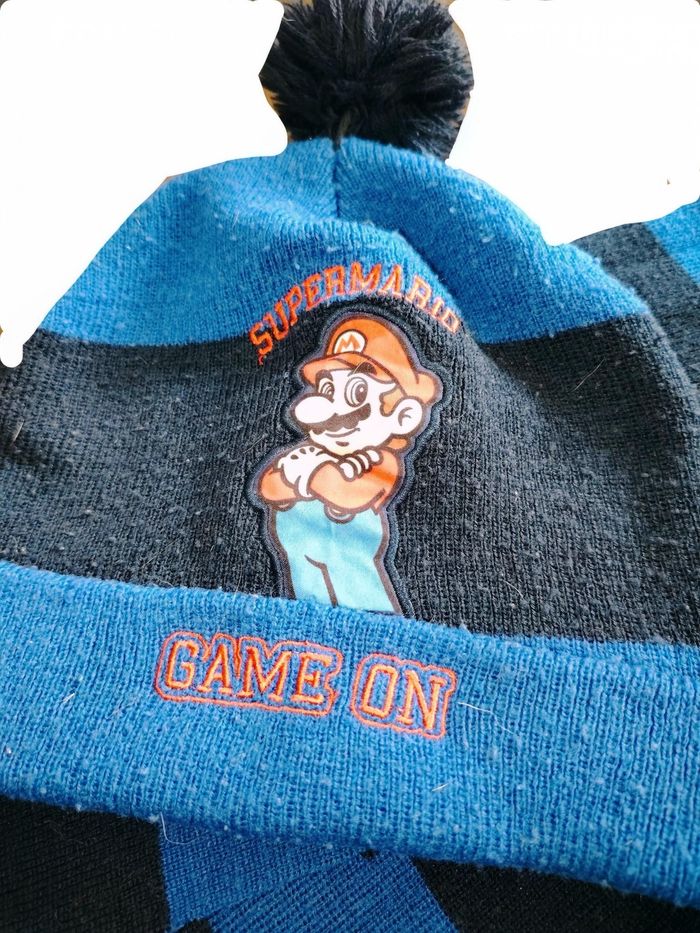 Ensemble gant écharpe et bonnet Mario - photo numéro 3