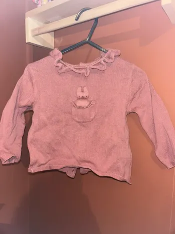 Pull lapin rose