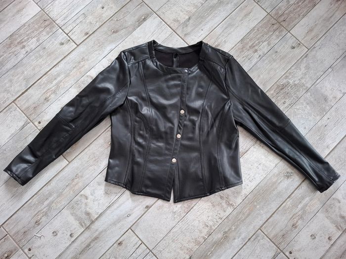Veste style motard