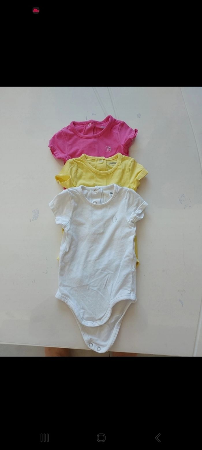 Lot de 3 bodies Orchestra - 3 mois