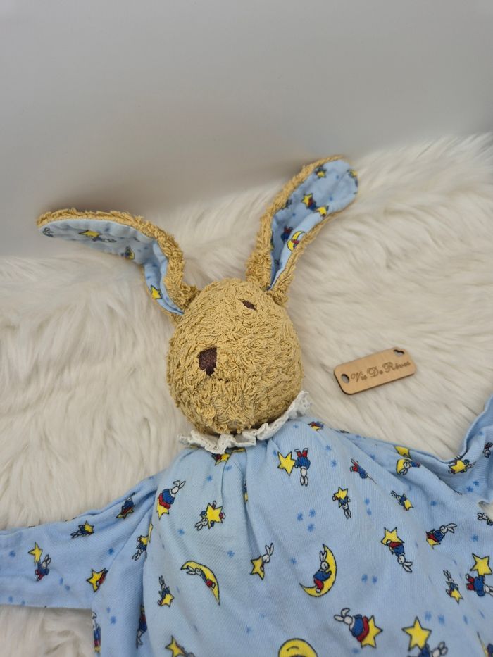 Doudou peluche Beige Bleu Clair Col Käthe Kruse - photo numéro 2