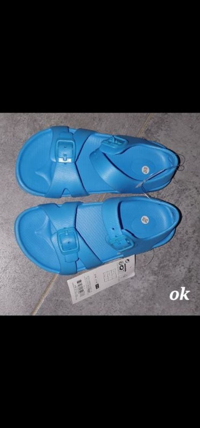 sandale plastique style birk neuve tex taille 29/30