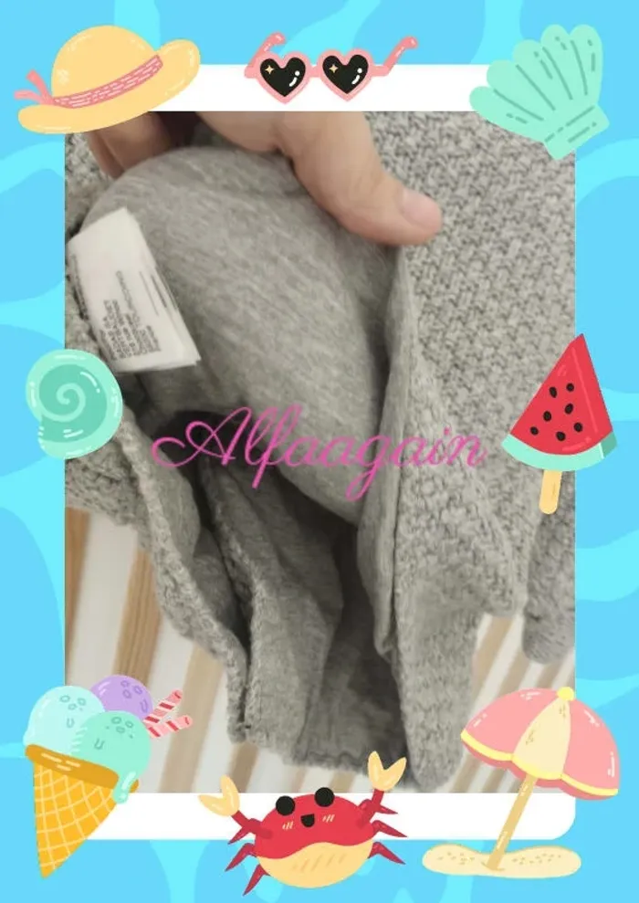 Gilet gris tricot fille 9mois Vertbaudet - photo numéro 8