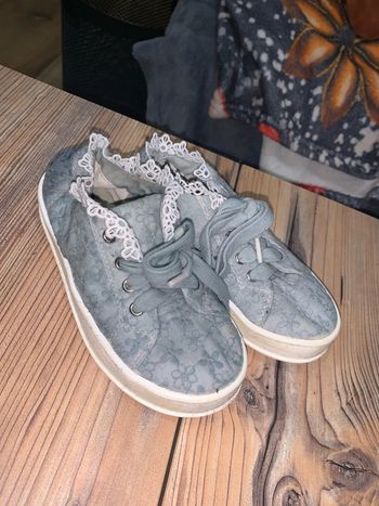 chaussure toile  fille