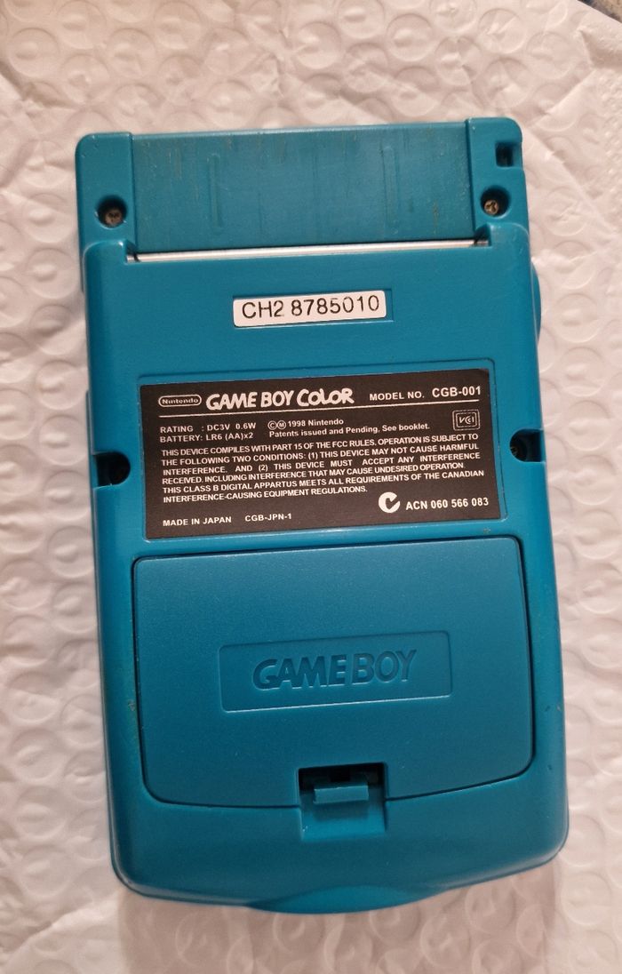 Game boy color bleu - photo numéro 2