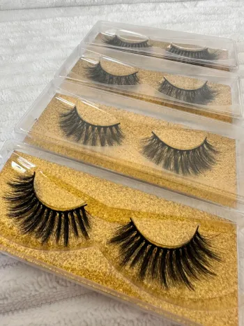 Lot 4 paires de faux cils