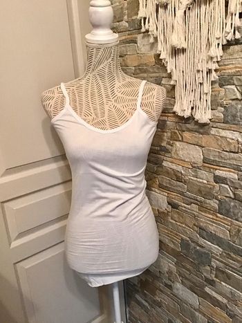 Débardeur blanc 100% coton de la marque Pink Sin taille M