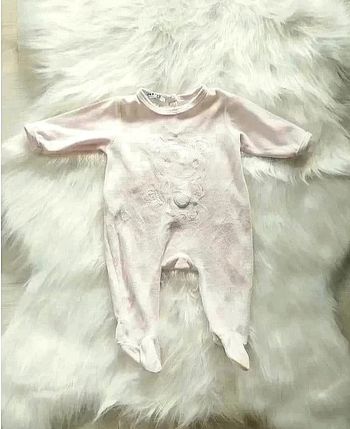 👶 Pyjama grenouillère velours bébé fille 3 mois
