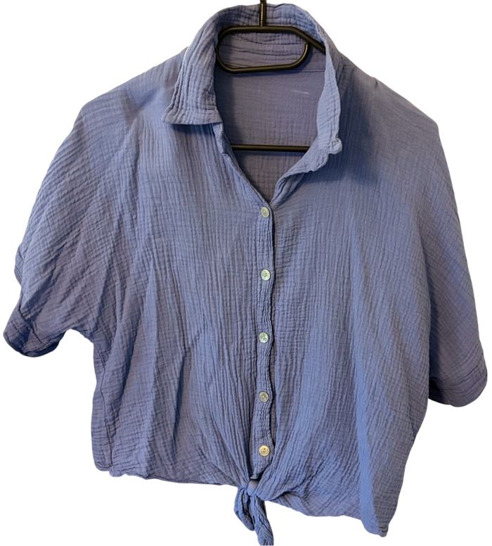 Chemise bleu