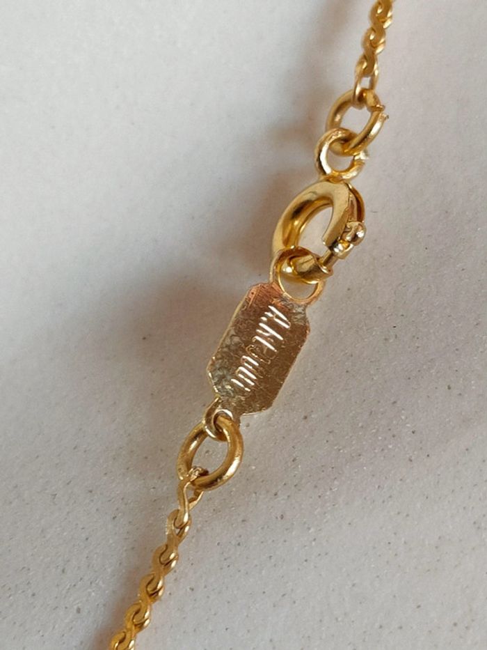 Collier fleur doré - photo numéro 11