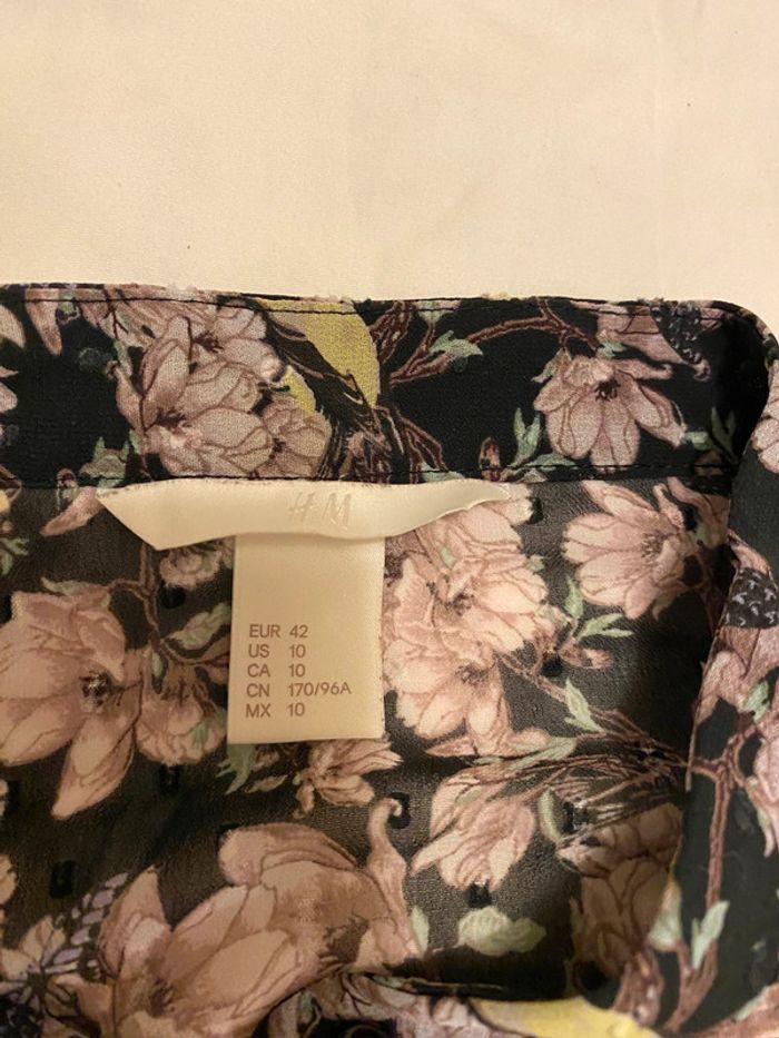 Chemisier à fleurs HetM - photo numéro 3