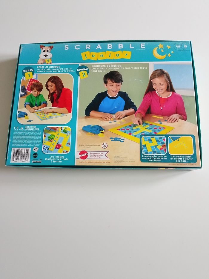 Scrabble junior Mattel games complet - photo numéro 2