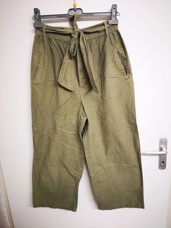 Pantacourt vintage taille haute taille 2