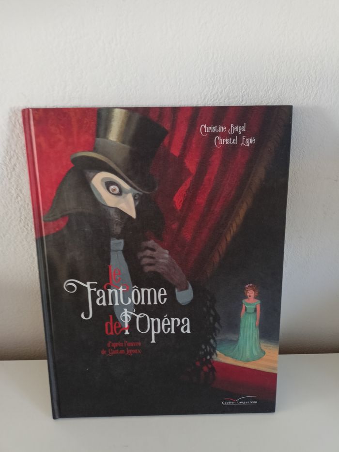 Le fantôme de l'opéra livre+ cd Gauthier languereau
