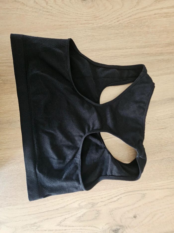 Brassière femme taille S noir - photo numéro 7
